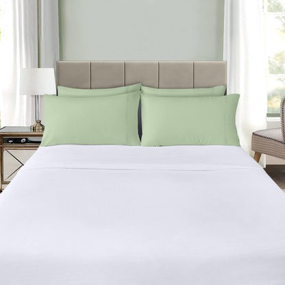 Utopia Bedding King Pillow Cases - 4 Pack - Envelope Closure - Soft Brushed Microfiber Fabric - Shrinkage and Fade Resistant Pillow Covers King Size 20 X 40 Inches (King, Sage)