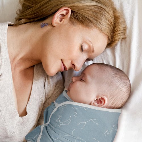 Organic Baby Swaddle Sleep Sacks, 3-Pack Swaddles for Newborns Baby Essentials, Infant 0-3 Months, 100% Cotton Soft & Snug Adjustable Wrap Nursery Swaddling Blankets Improves Sleep