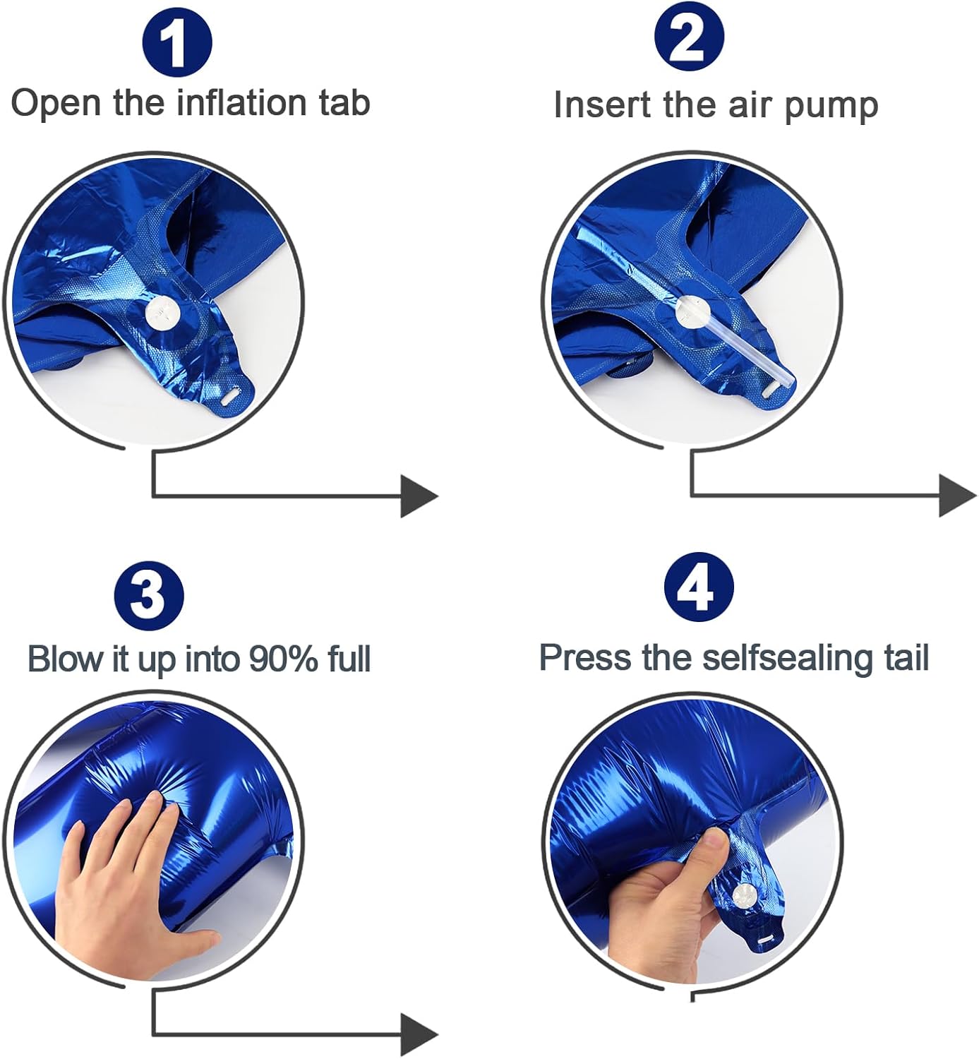 Number 6 Balloon by [Brand Name] - 40 Inch Night Blue Foil Balloon for 6th Birthday Party Decorations