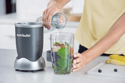 Nutribullet Personal Blender - 24 Ounces, 600 Watt | Perfect for Shakes, Smoothies & Food Prep - Gray