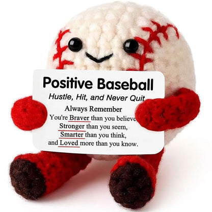 Crochet Baseball Plush Gift for Boys - Baseball Mom Essentials (Variation: Baseball)