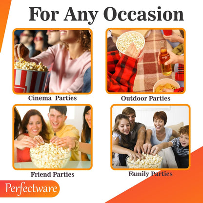 Perfectware Popcorn Portion Packets - Kernels, Salt & Coconut Oil for Popping Machine | 4 oz, 12 Count