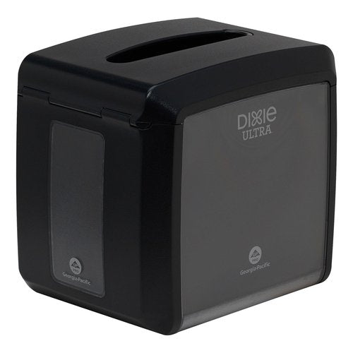 Dixie Ultra Tabletop Interfold Napkin Dispenser by GP PRO (Georgia-Pacific), Black, 54527A, Holds 275 Napkins, 7.600" W x 6.100" D x 7.200" H