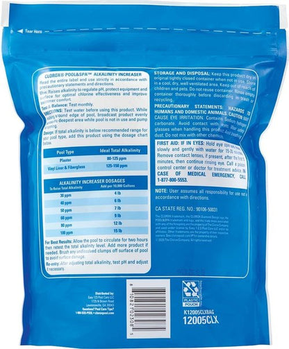 Clorox® Pool&Spa™ Alkalinity Increaser - Maintains pH Balance for Healthy Pools, 5LB