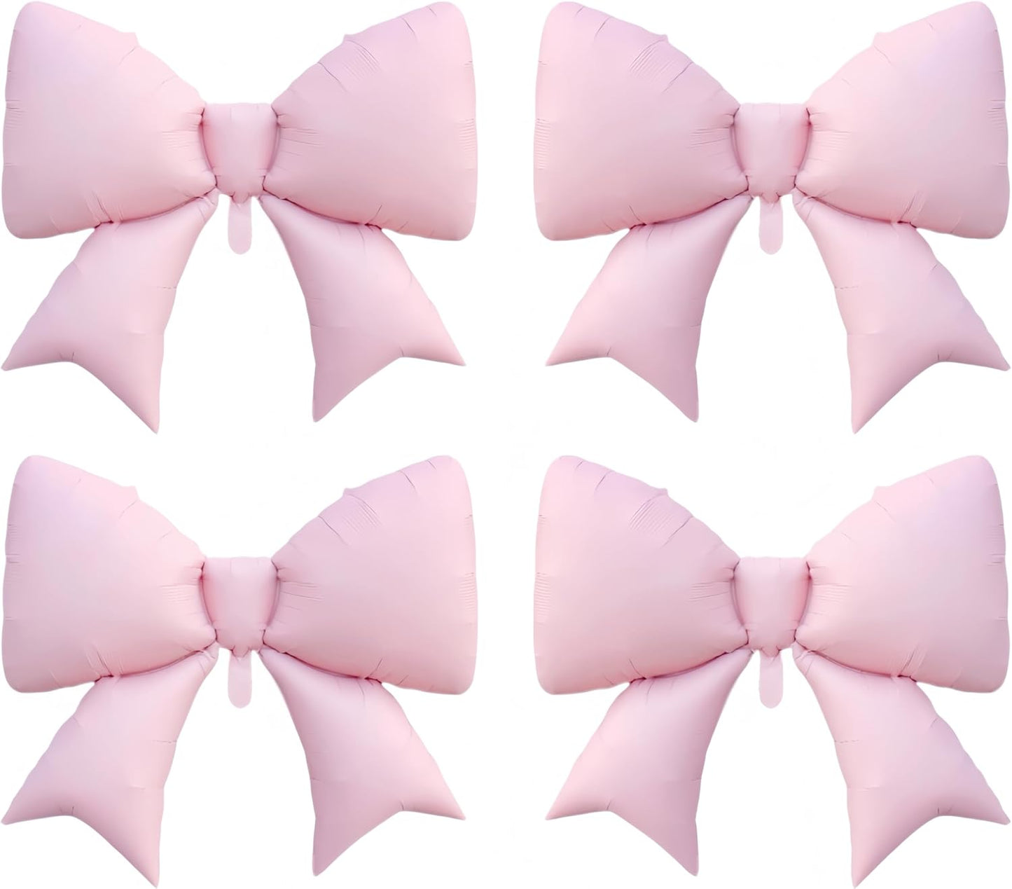 Skiennix 38-Inch Giant Pink Bow Balloons - Perfect for Birthday, Bachelorette & Wedding Celebrations