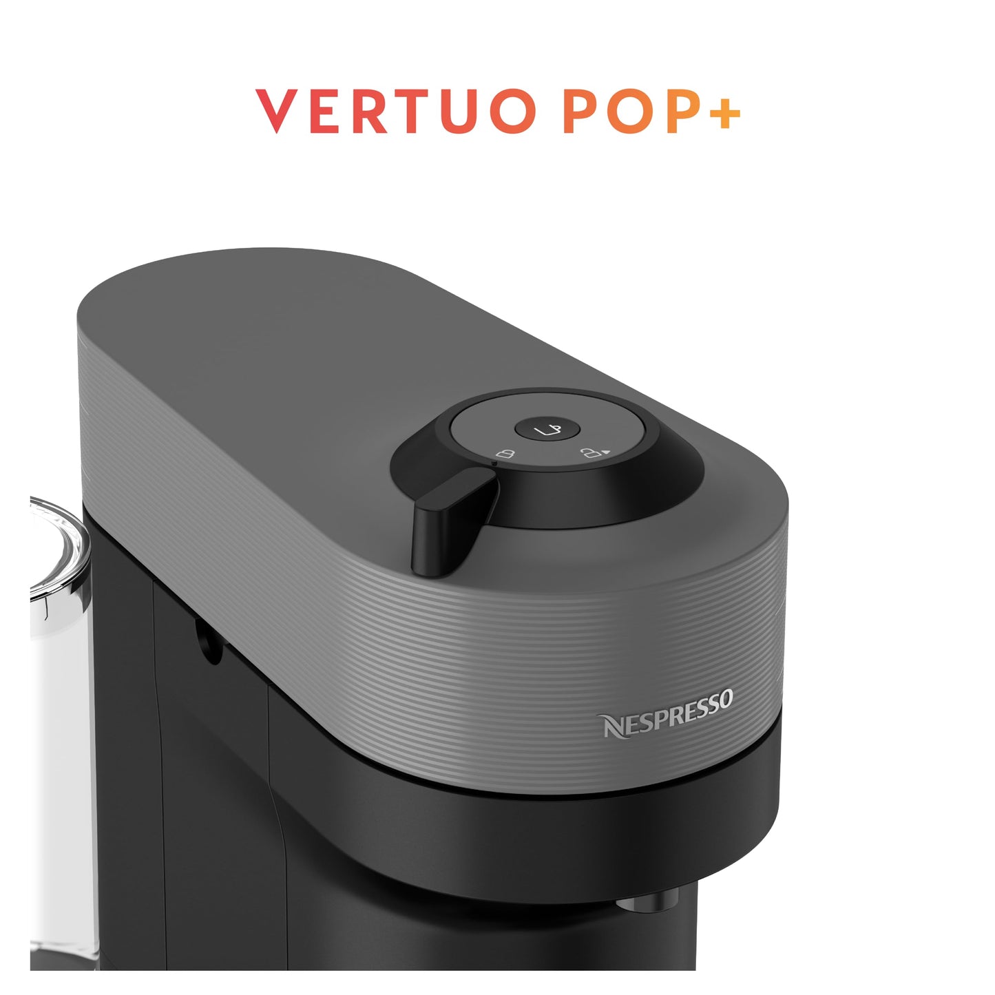 Nespresso Vertuo Pop+ Coffee and Espresso Maker by Breville with Milk Frother, Dark Grey