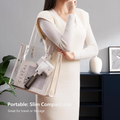 G10 Portable Handheld Garment Steamer - 1200W Mini Travel Iron, Lightweight 0.9 lbs, Violet