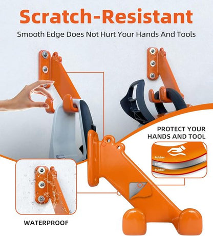 Chainsaw Hanger - Heavy Duty Wall Mount Holder for Garage Organization | 1 Pack Storage Rack