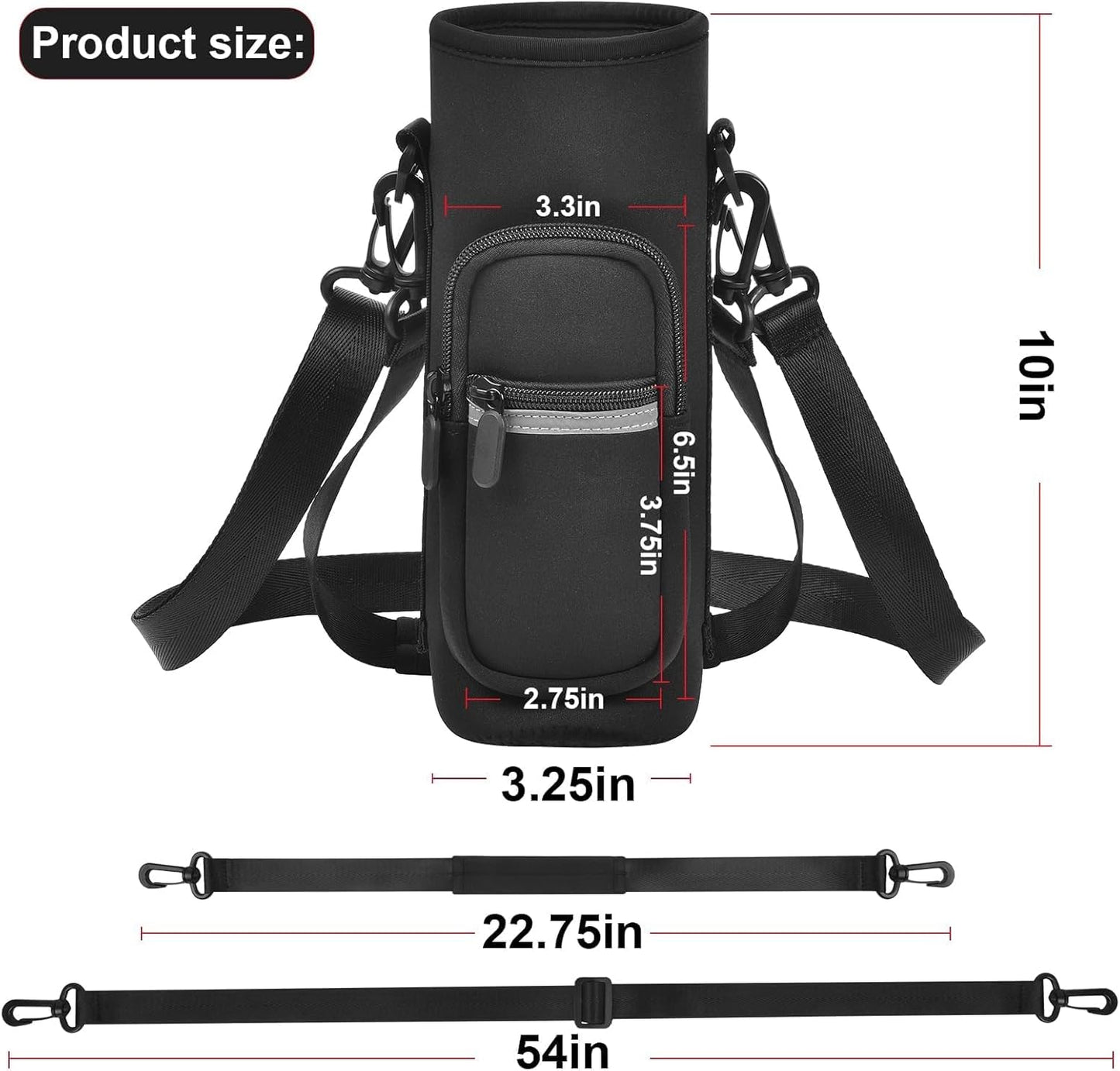 SAIKA Personal Blender Bag - Portable Carrying Case for Ninja Blast Max BC251/BC151 | Reflective Strip & Accessories Pocket