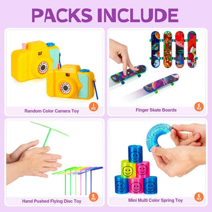 Skiennix Treasure Box Toys - 146 PCS Party Favors for Kids Aged 4-12 | Ideal Classroom Prizes & Fidget Toys