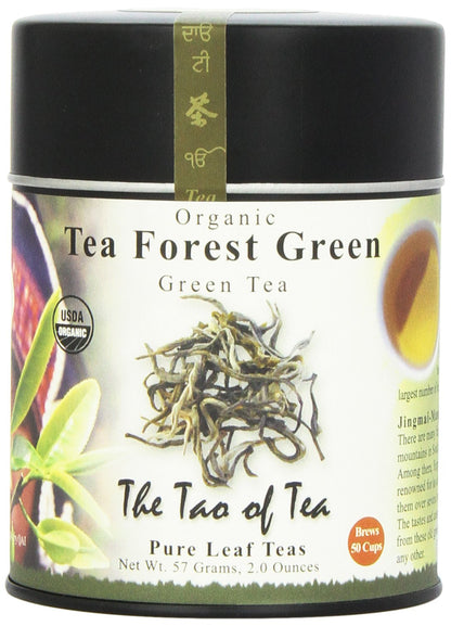 The Tao of Tea, Tea Forest Green Tea, Loose Leaf, 2-Ounce Tins (Pack of 2)