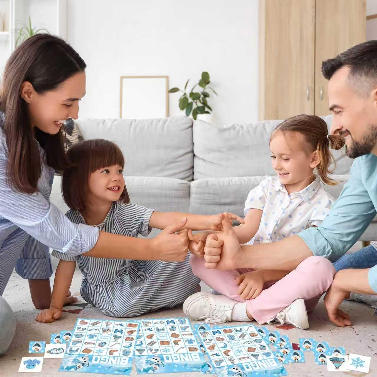 Snowman Christmas Bingo Game - Fun Holiday Party Game for 24 Players | Perfect for Family Activities