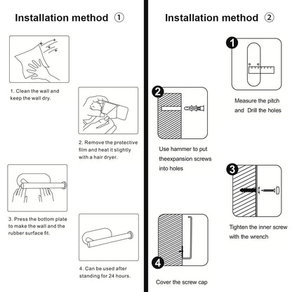 Under-Cabinet Paper Towel Holder, Retractable, Stainless Steel, Easy Install, Standard Bracket