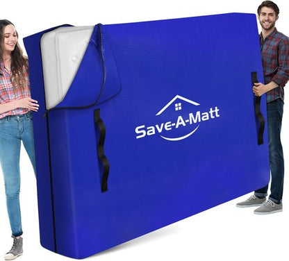 Mattress Bags for Moving | Skiennix Extra Thick & Durable Queen Mattress Cover - Waterproof Protector (82’’x63’’x15’’)