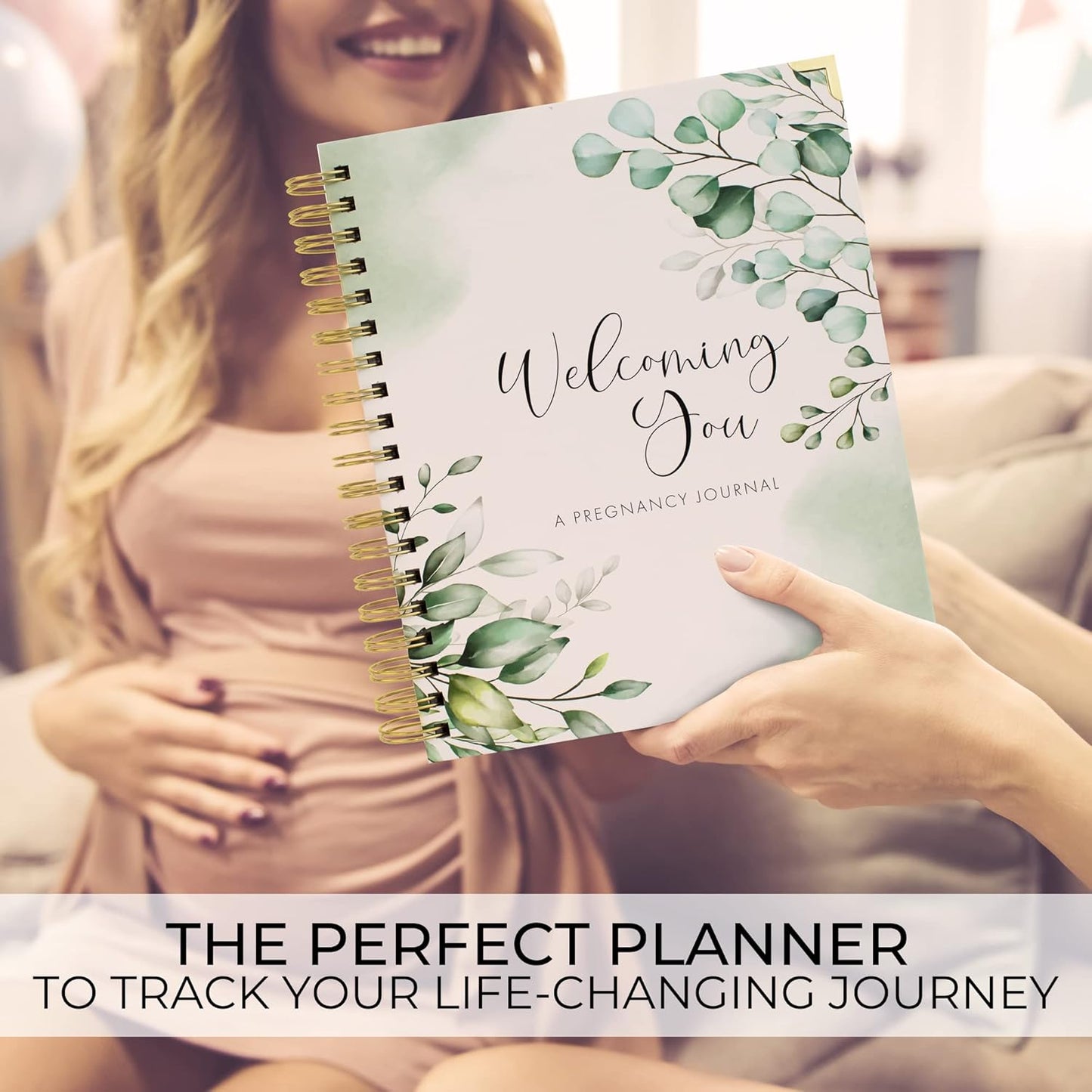 Pregnancy Journal by [Brand Name] - Memory Book with Stickers & Keepsake Pocket | Ideal Gift for First-Time Moms