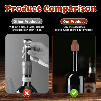 8 Pcs Silicone Wine Stopper with Handle Upgraded Reusable Wine Covers for Bottles 4 Colors Wines Seal Stopper Sparkling Wines Bottle Stoppers Leak Proof Champagne Cap Beer Sealing Lids