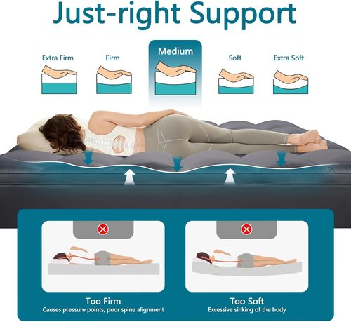 CHOKIT Queen Mattress Topper - Extra Thick Pillow Top for Back Pain Relief | Cooling Mattress Pad with Deep Pocket (8-21 Inch)