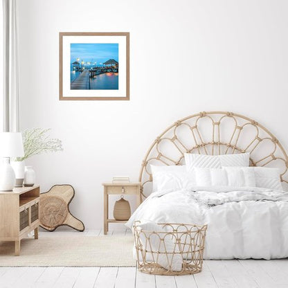 JCJMY 18x18 Rustic Brown Picture Frame - Display 14x14 Photos with Mat or 18x18 Without Mat