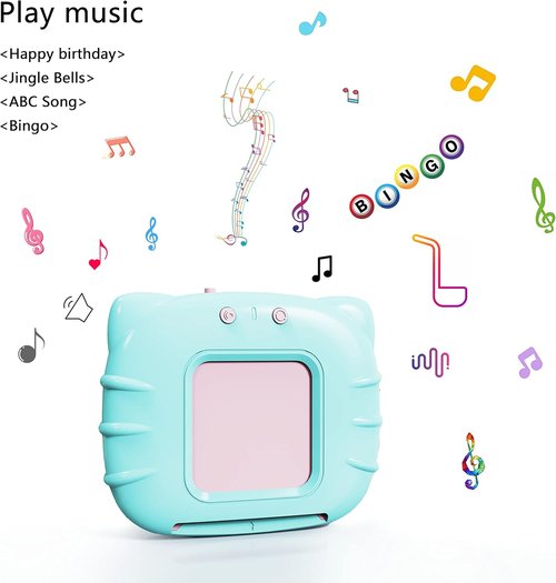 Lapare Audible Educational Toy - Musical Learning Tool for Toddlers Age 1-5 | 252 Flash Cards for Alphabet, Numbers, Colors & Shapes