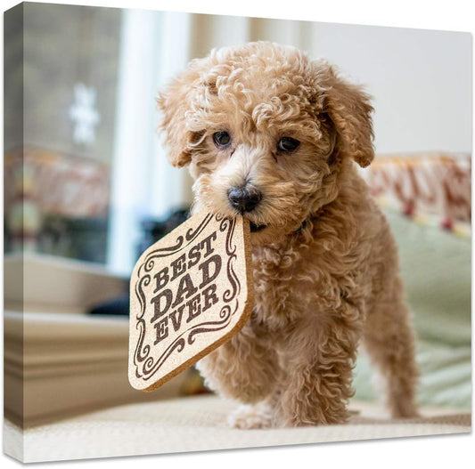 Personalized Canvas Print by [Brand Name] - Custom Photo Wall Art for Bedroom & Living Room | 12" W x 12" H