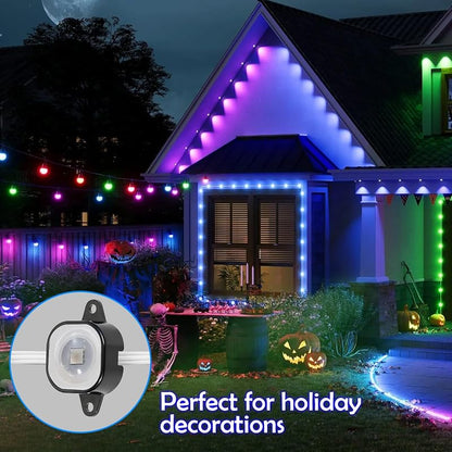 65-Pack Govee Pro Outdoor Light Bracket Clips with Screws - PRERUICHI Mounting Hardware for H706/H806