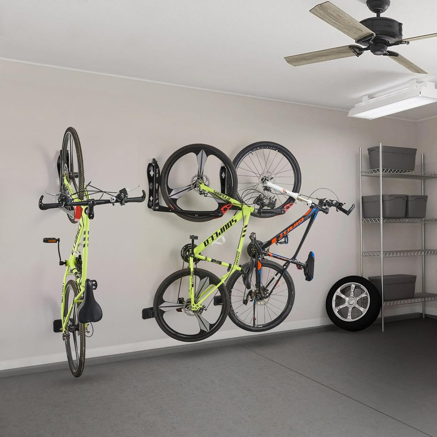 Ultrawall BIKEPAL Swivel Bike Rack - Effortless Wall-Mounted Storage Solution for Home & Garage