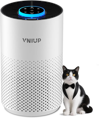 Vniup H14 True HEPA Air Purifier - Fragrance Function & Sleep Mode for Bedrooms Up to 1350 ft²