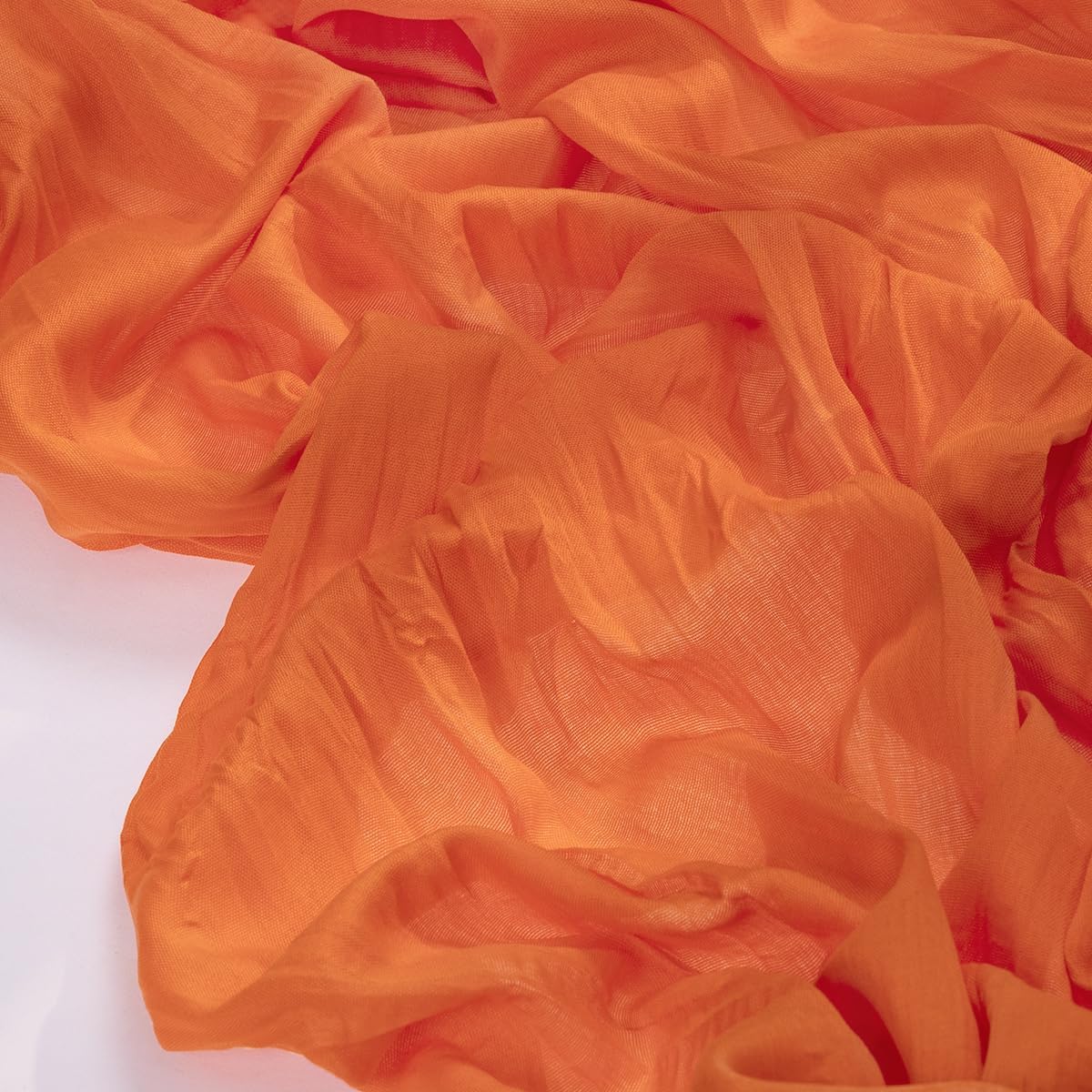 Socomi Cheesecloth Table Runner - 10pcs Orange Boho Rustic Gauze | 120 Inch for Weddings & Parties