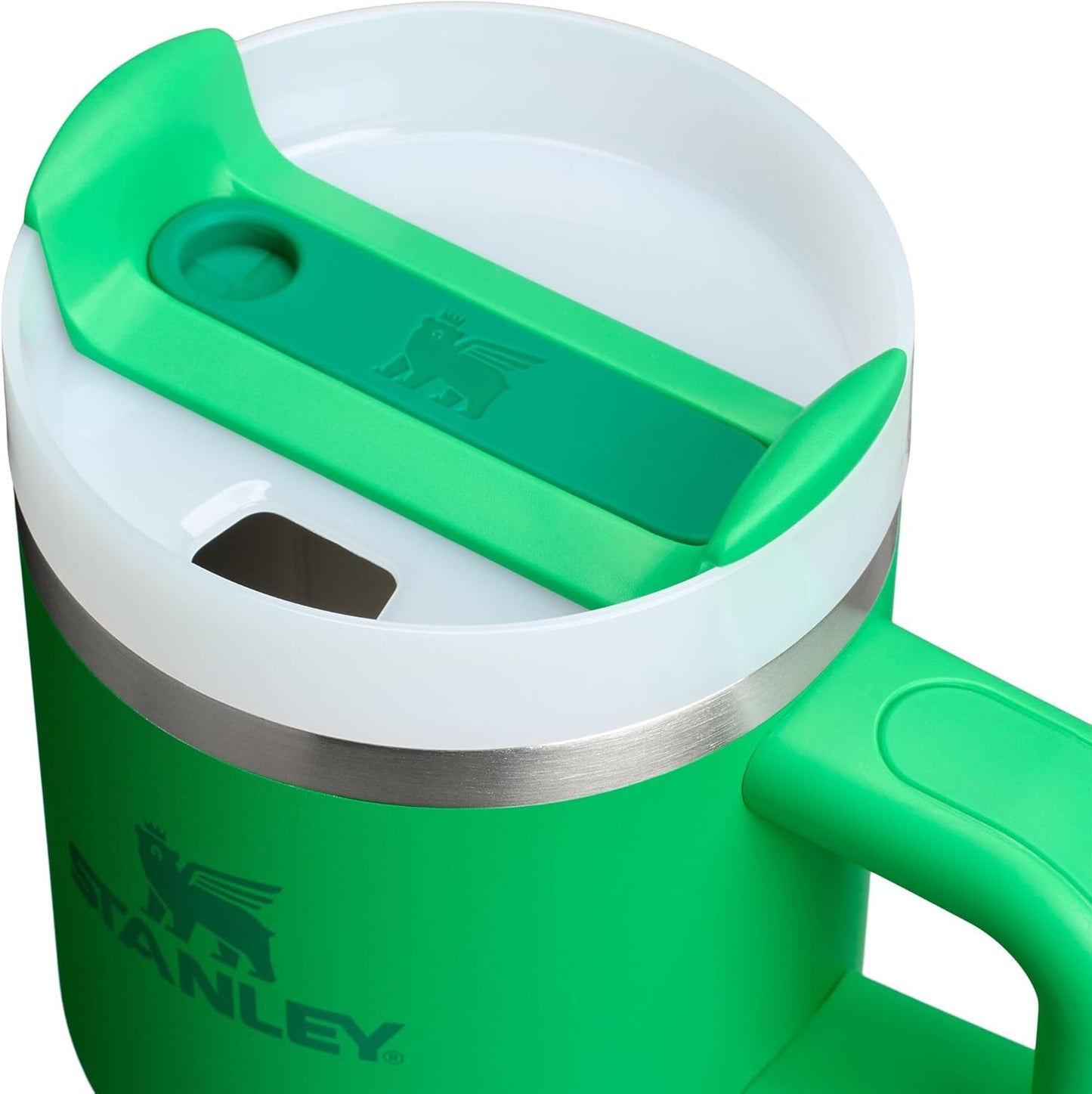 STANLEY Quencher H2.0 Tumbler - 20 oz Insulated Stainless Steel with Handle & Straw | BPA-Free | Meadow Color