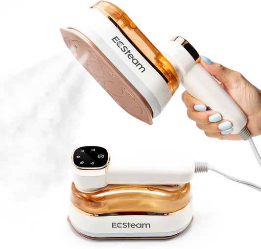 Skiennix Portable Clothes Steamer - 2-in-1 Handheld & Travel Iron, 1200W Fast Heat-Up, 180ml Tank