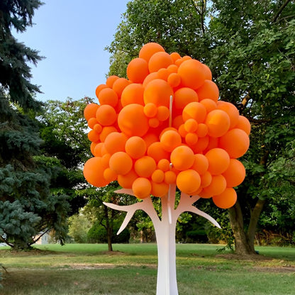 Voircoloria 12-Inch Burnt Orange Latex Balloons - 110pcs for Thanksgiving, Weddings & Parties