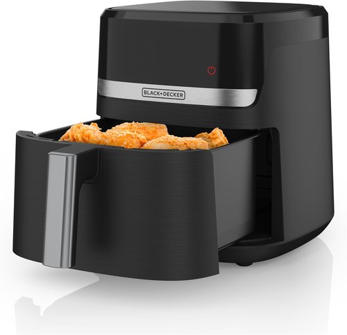 BLACK+DECKER 6QT Air Fryer - Enjoy Crispy Fried Taste Without the Fat | Digital Touchscreen & Auto Shut-Off