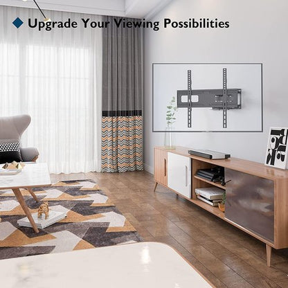 BONTEC Full Motion TV Wall Mount - Fits 23-70 Inch TVs, Holds Up to 99 lbs, Adjustable Viewing Angle