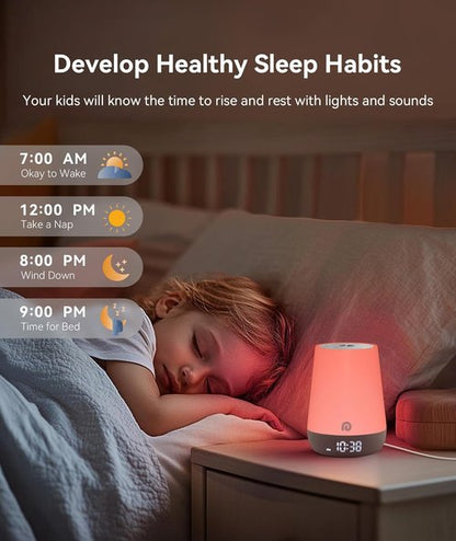 Dreamegg Nite 1 - Baby Sound Machine & Sleep Trainer | 34 Soothing Sounds, App Control, Night Light