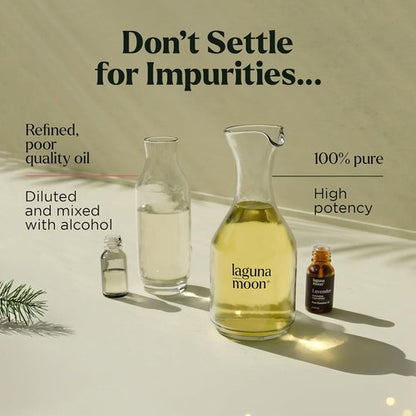 Lagunamoon Essential Oils Aromatherapy Set - 6 Premium Oils for Diffusers & Home Fragrance | 10mL Each