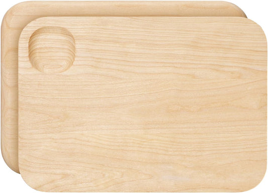 Caraway Cutting Board - Small Double-Sided Wood Board (10 x 7”) - FSC-Certified Birch, Food-Safe Finish