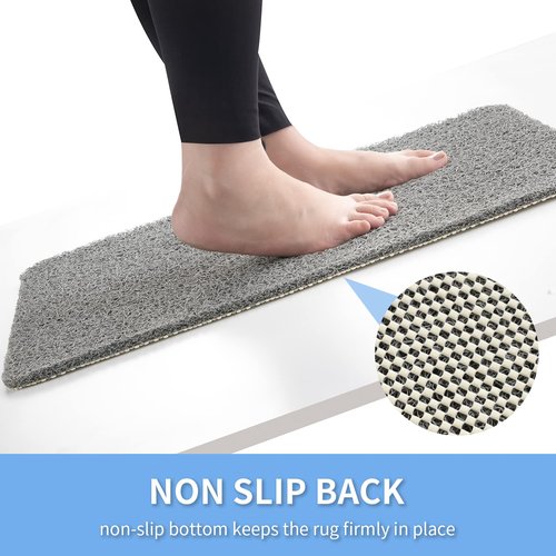 Hargiis Non Slip Bathtub Mat,Anti Slip Shower Mat,Fast Drying Bath Tub Mats,Foot Scrubber Mat,Anti Slip Mat for Tub,Floor,Bathroom,Home,Kitchen,Hotel