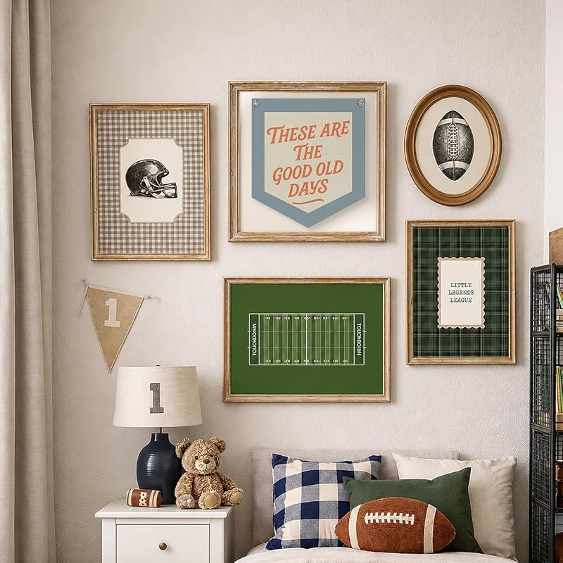These Are The Good Old Days Office Wall Decor Pennant Flag 12x14 in - Variation: kidroom-06
