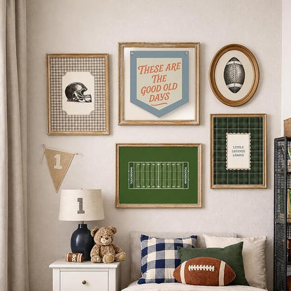 These Are The Good Old Days Office Wall Decor Pennant Flag 12x14 in - Variation: kidroom-06