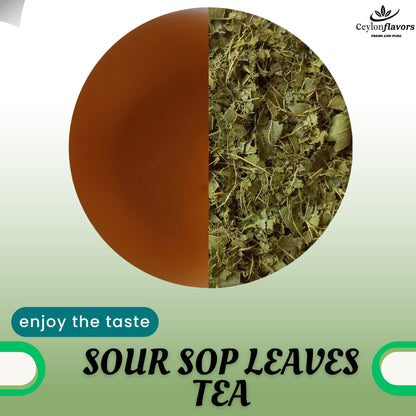 Ceylon Soursop Tea Leaves | 100% Natural Soursop Tea Bags Pack of 30 | Sourced From Sri Lanka