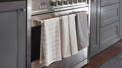 Le Creuset Kitchen Towels Set - 3 Premium Sable Towels for Stylish Cooking & Baking