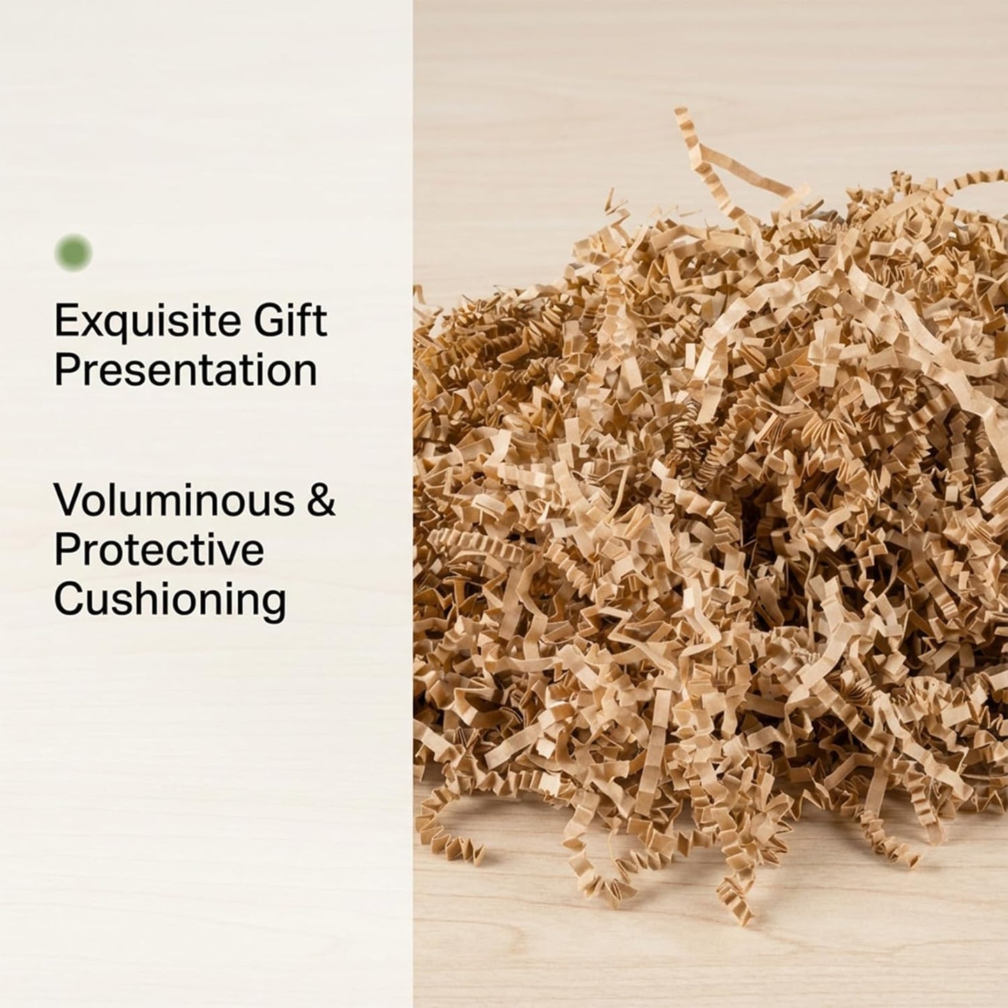 Sukh Brown Crinkle Paper Filler - 5oz Shredded Paper for Gift Baskets & Box, Crinkle Cut Paper Stuffing for Christmas, Halloween, Thanksgiving, Valentine's Day, Easter, Mother's Day, Wedding, Birthday