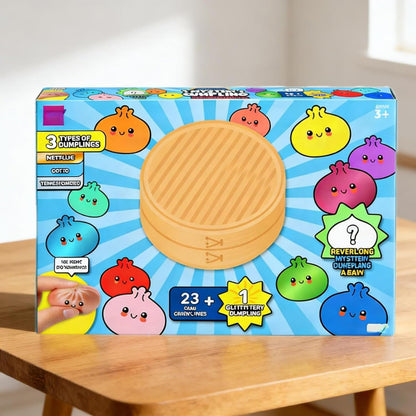Muticoor Dumpling Squishy - 24-Day Advent Countdown Calendar with Cute Bao Bun Fidget Toys for Stress Relief