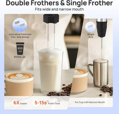 Consciot 10-in-1 Immersion Blender - Powerful 1100W Stainless Steel with Speed Control & Accessories