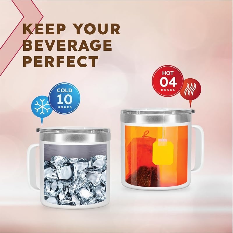 14 Oz Funny Family Mug Tumbler Gift Set – Cup for Mom Dad Sis Brother