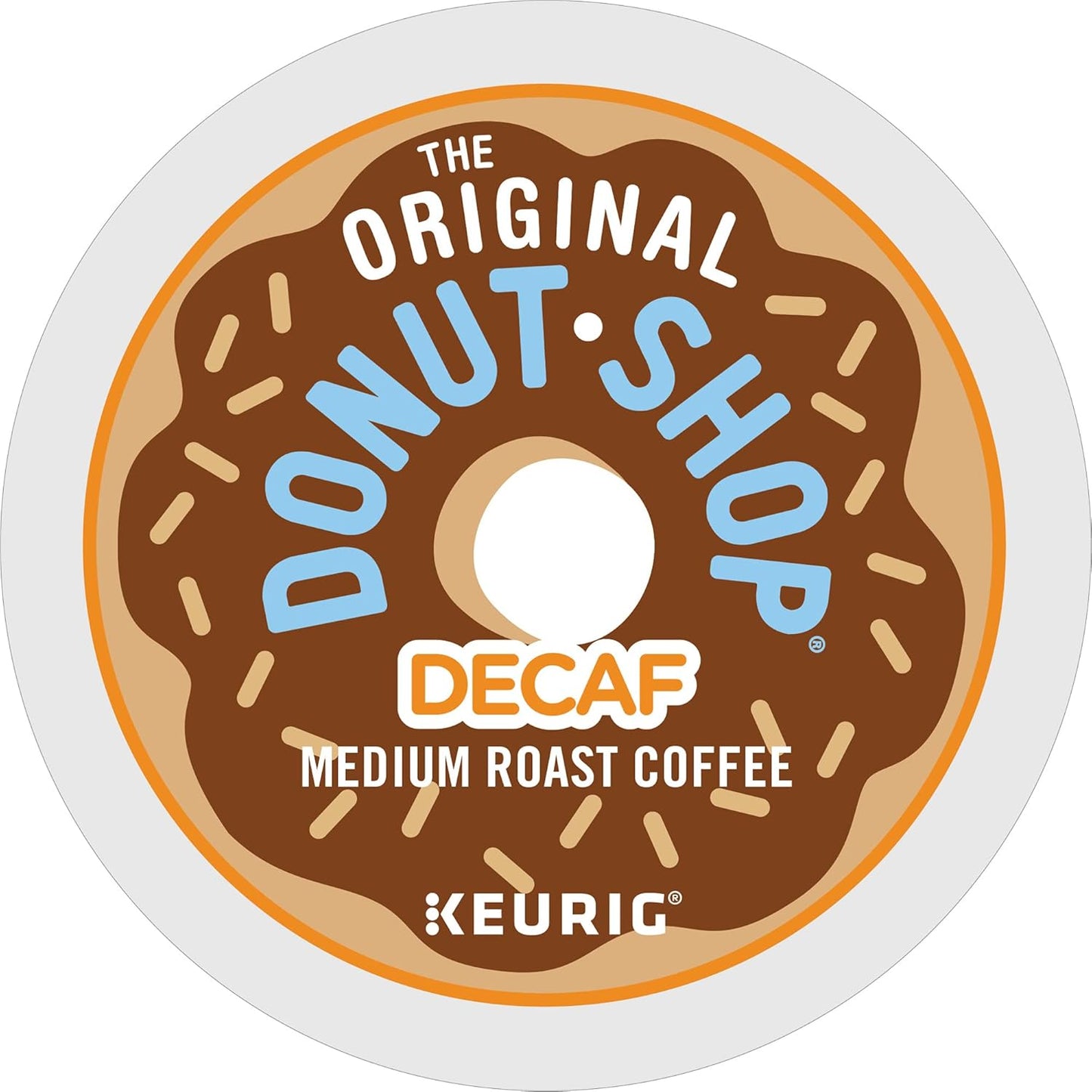 Original Donut Shop Decaf K-Cup Pods - Medium Roast Coffee, 60 Count (6 Packs of 10)