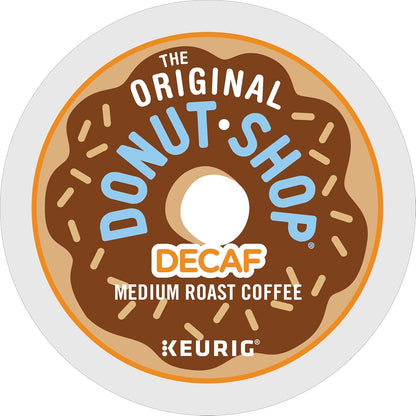 Original Donut Shop Decaf K-Cup Pods - Medium Roast Coffee, 60 Count (6 Packs of 10)