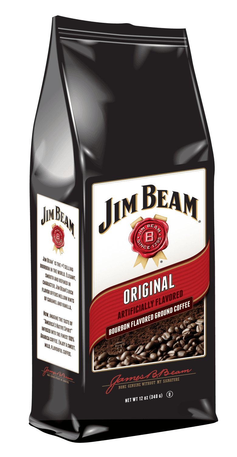 Jim Beam Original Bourbon Flavored Ground Coffee, 2 bags (12 oz ea.)