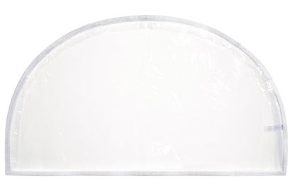 Clear Vinyl Shoulder Covers Closet Suit Protects Storage Home Decor Set of 12, 12"H x 22"W x 2"D