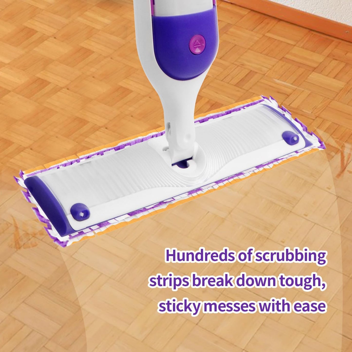 Swiffer Power Mop Pads - Disposable Multi-Surface Cleaning Refills | 10 Count for Wood Floors